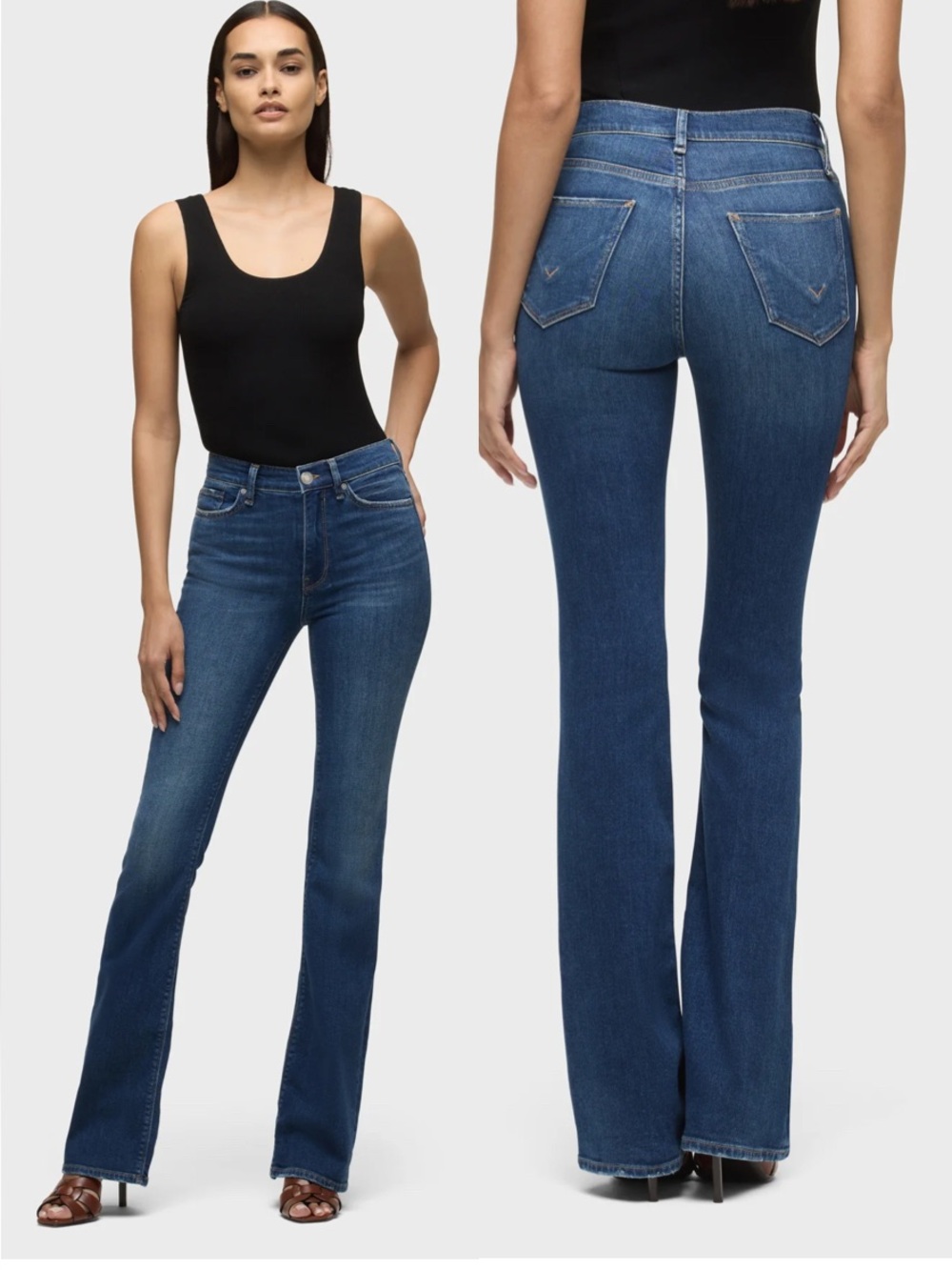 Hudson Barbara Bootcut High-Rise Bootcut Women’s Jeans - Dark Blue 32 Waist